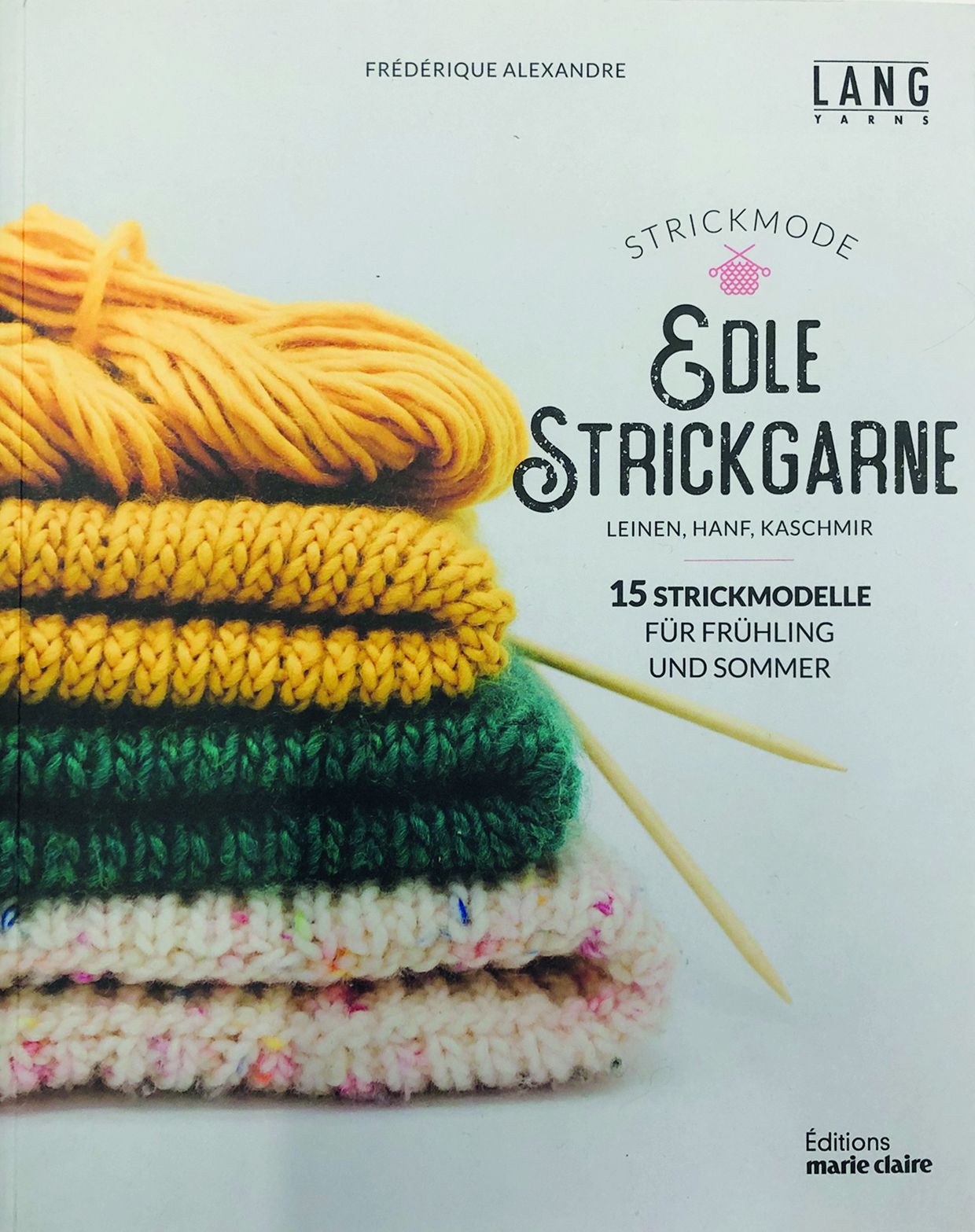 LANGYARNS Bücher Edle Strickgarne Editions Marie Claire